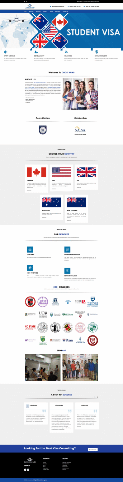 Goodwing - WordPress Website
