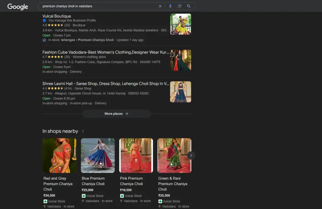 SEO result screenshot 1