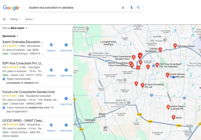 SEO result screenshot 3