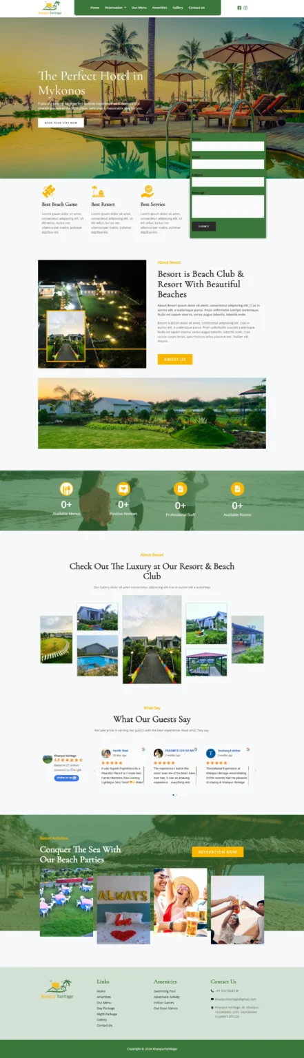 khanpur heritage - wordpress website