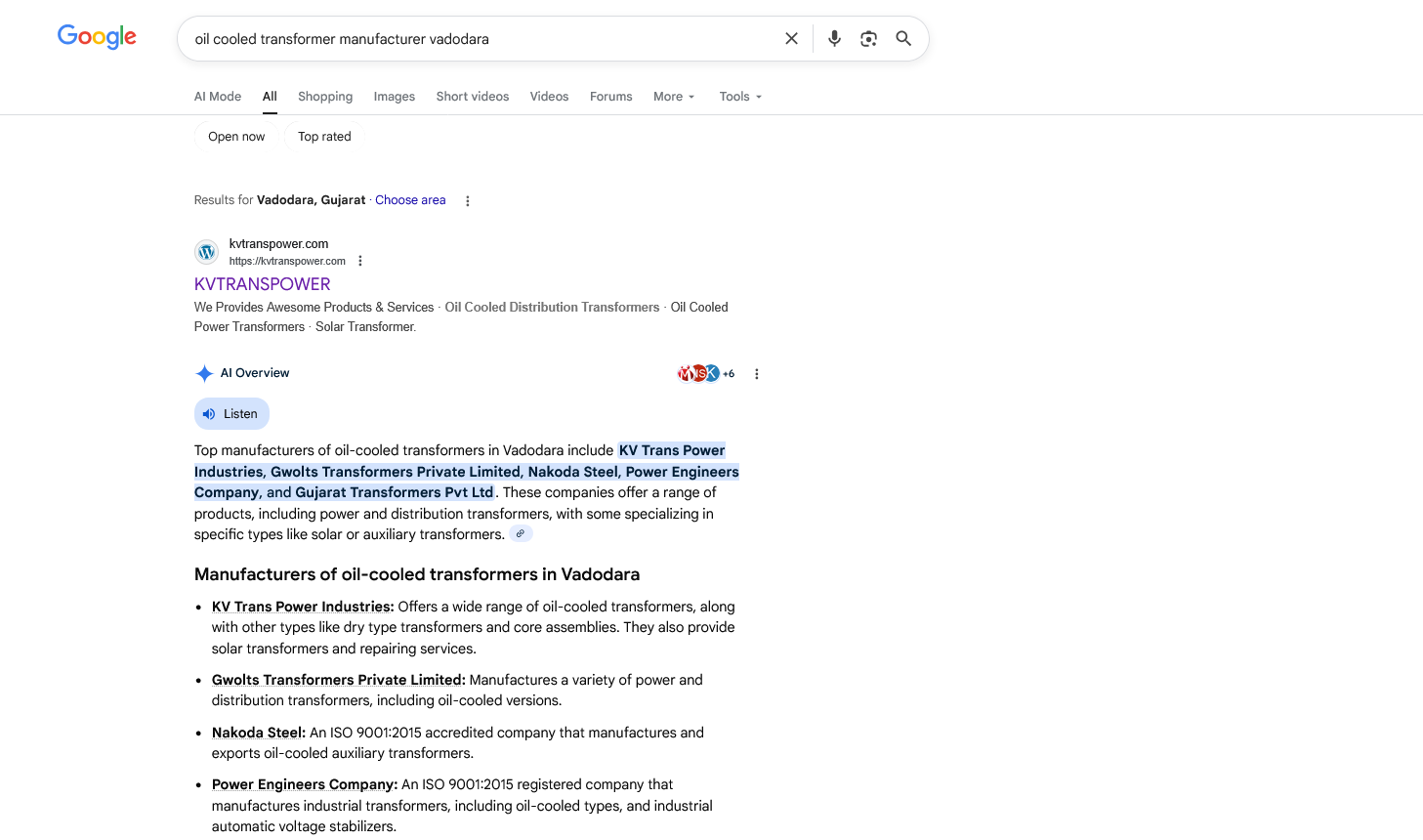 Chart demonstrating high-quality lead generation increase