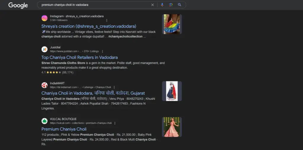 SEO result screenshot 3