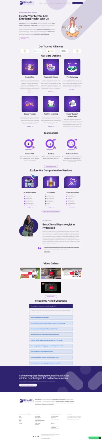 unnati mental health care