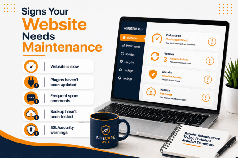 Signs Your WordPress Website Needs Maintenance